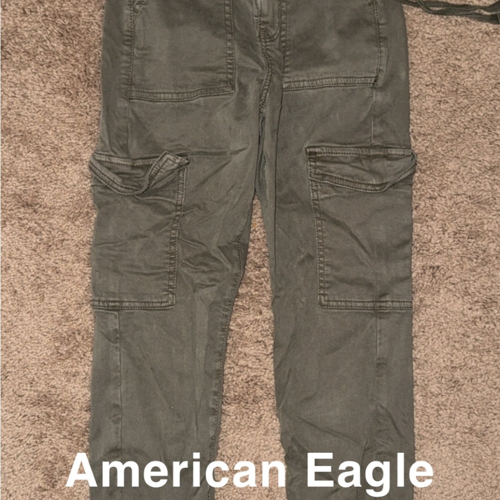 American Eagle Outfitters Dark Gray Skinny Pants